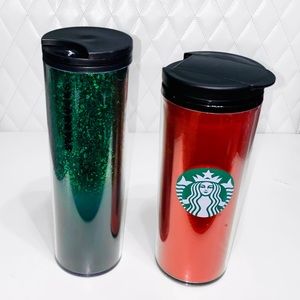 Set Of 2 Starbucks Coffee Tumblers